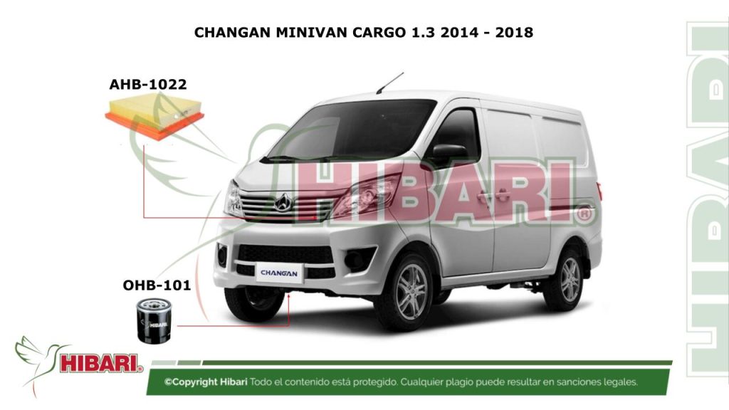 CHANGAN MINIVAN CARGO 1.3 2014 – 2018
