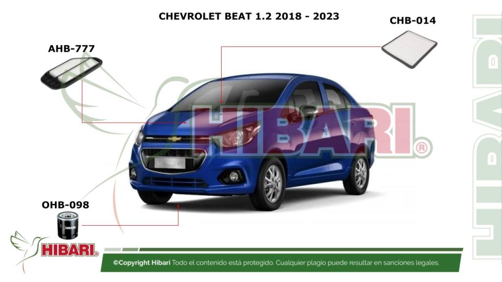 CHEVROLET BEAT 1.2 2018 – 2023