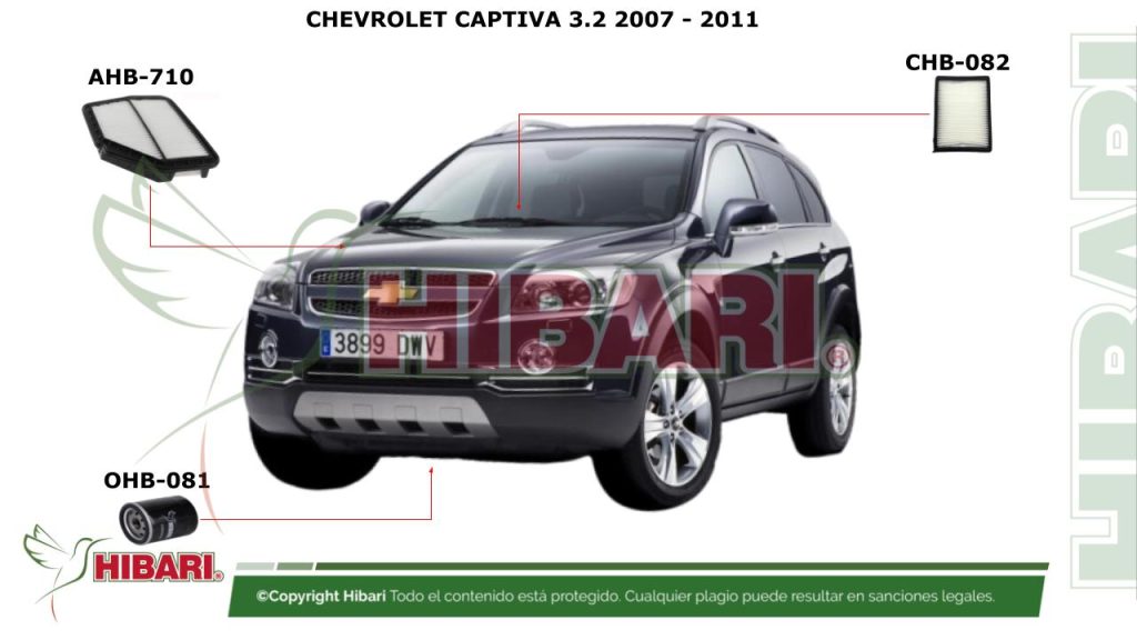CHEVROLET CAPTIVA 3.2 2007 – 2011