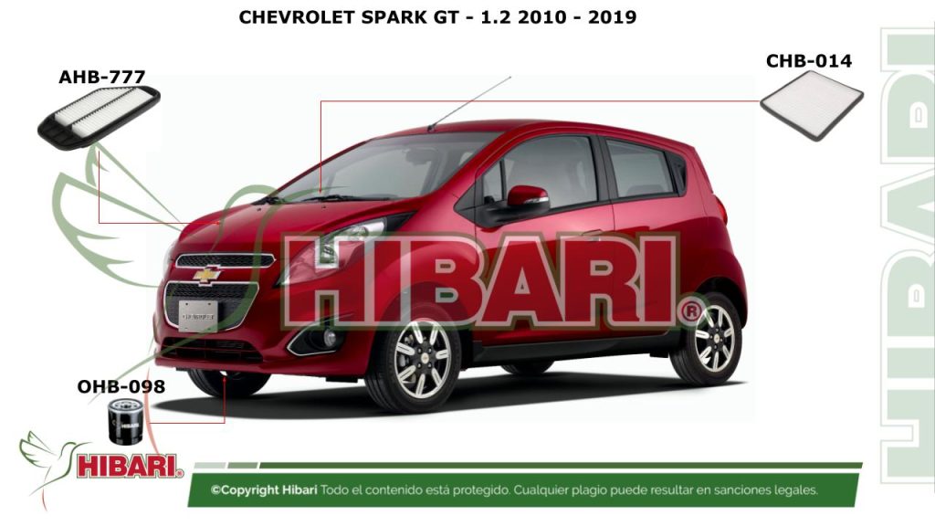 CHEVROLET SPARK GT – 1.2 2010 – 2019