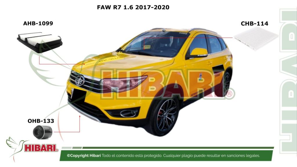 FAW R7 1.6 2017-2020