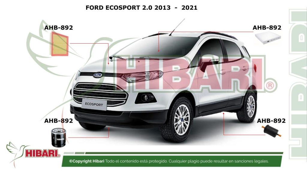 FORD ECOSPORT 2.0 2013  –  2021
