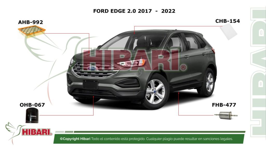 FORD EDGE 2.0 2017  –  2022