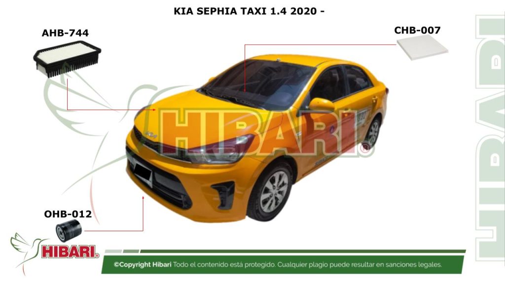 KIA SEPHIA TAXI 1.4 2020 –