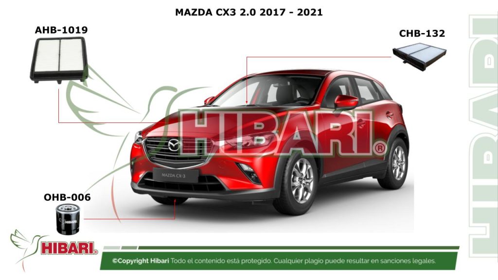 MAZDA CX3 2.0 2017 – 2021