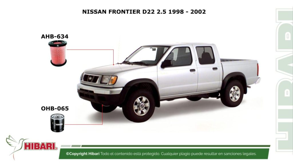 NISSAN FRONTIER D22 2.5 1998 – 2002