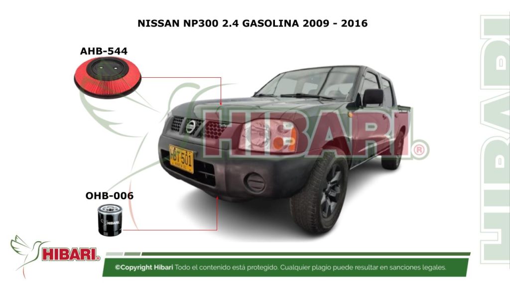 NISSAN NP300 2.4 GASOLINA 2009 – 2016