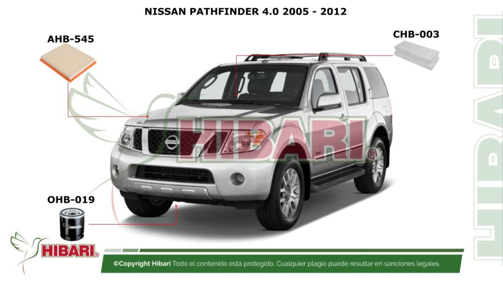NISSAN PATHFINDER 4.0 2005 – 2012