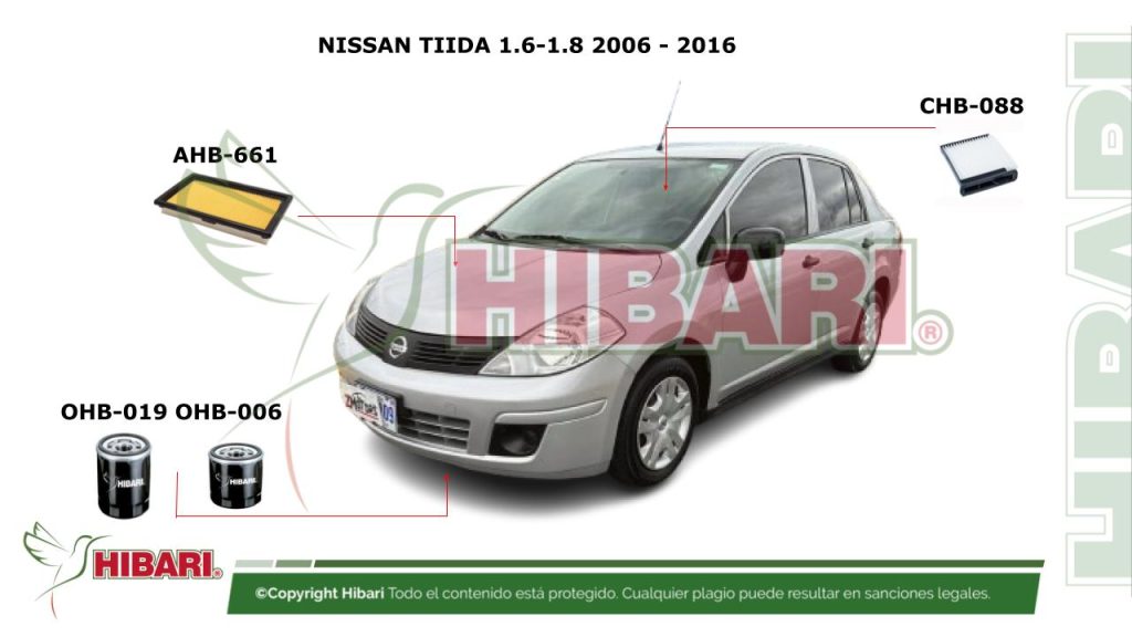 NISSAN TIIDA 1.6-1.8 2006 – 2016 (2)