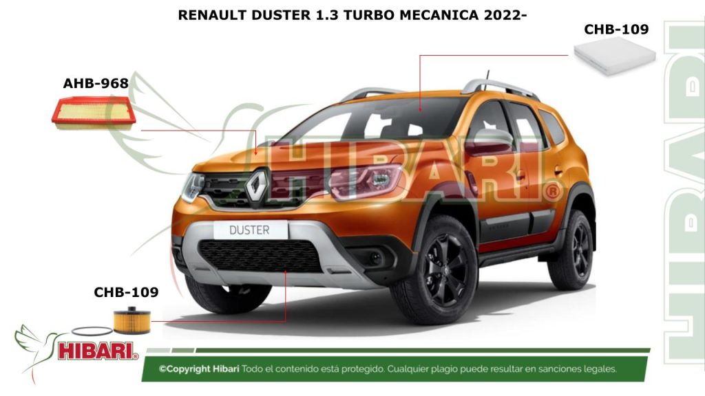 RENAULT DUSTER 1.3 TURBO MECANICA 2022-